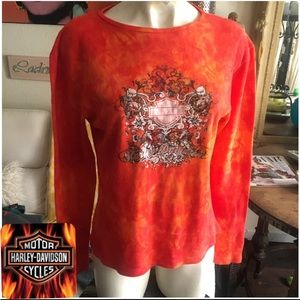 Harley Davidson long sleeved top
